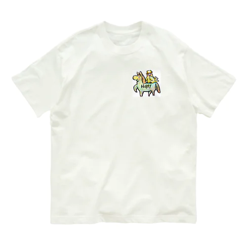 happy_001 Organic Cotton T-Shirt
