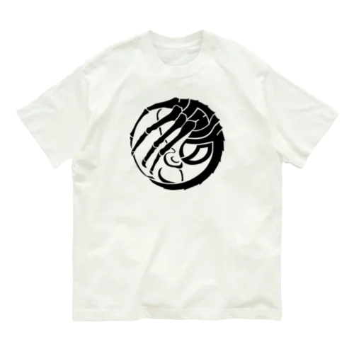 SF家紋「顔に壽海老」 Organic Cotton T-Shirt