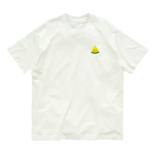 スイカ（黄） Organic Cotton T-Shirt