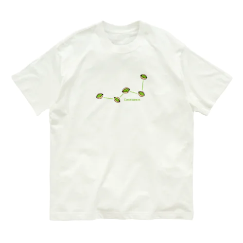 ピスターチオ／カシオペヤ座 Organic Cotton T-Shirt