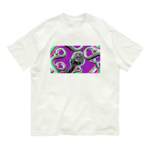 グニャグニャOCTOPUS・Tシャツ オーガニックコットンTシャツ