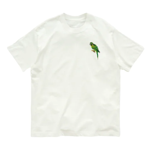 ルリゴシボタンインコ オーガニックコットンTシャツ