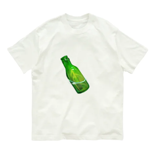 message in a bottle オーガニックコットンTシャツ