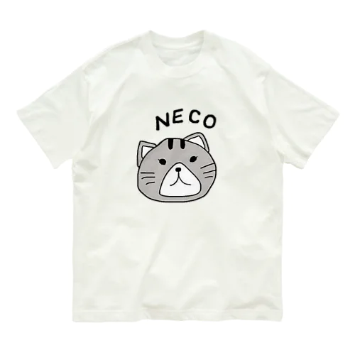 ねこ（NECO)　 オーガニックコットンTシャツ