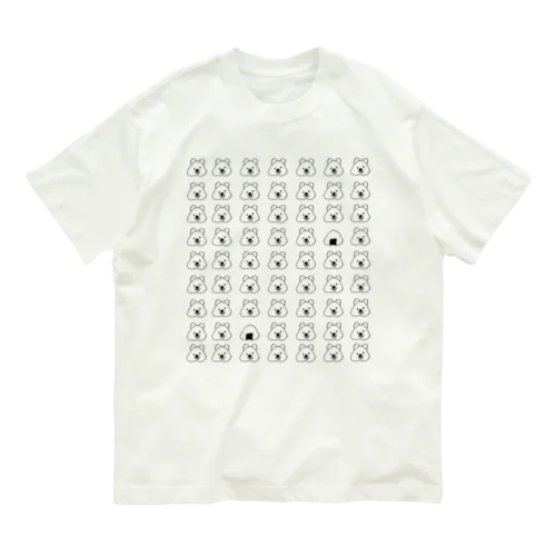 クオッカ ワラビーとおにぎり Organic Cotton T-Shirt