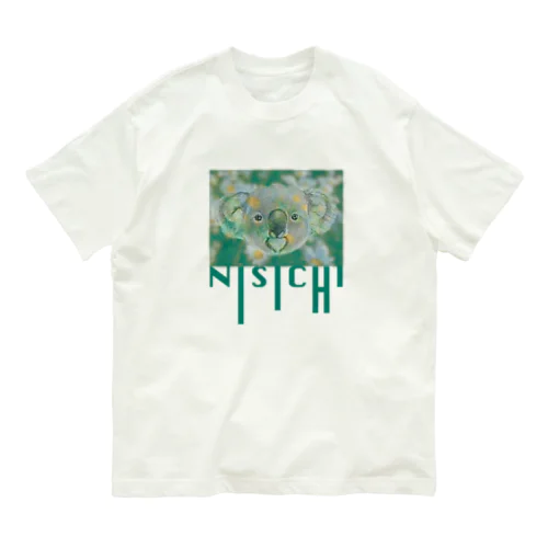 マーガレットとコアラ🐨🌻 オーガニックコットンTシャツ