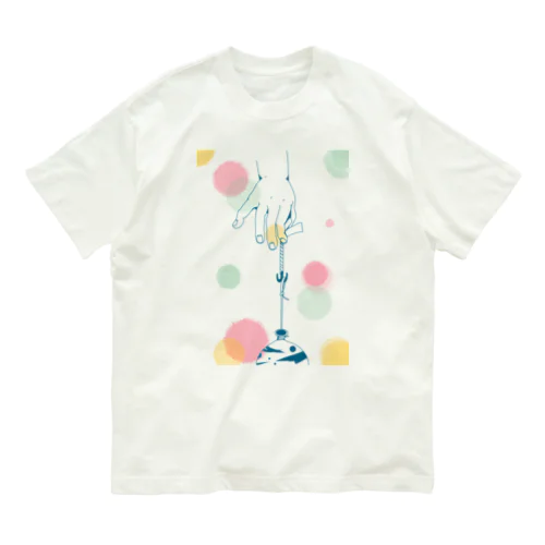 ヨーヨー釣り Organic Cotton T-Shirt