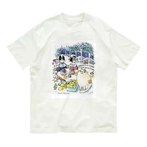 CatChips森のカフェ Organic Cotton T-Shirt