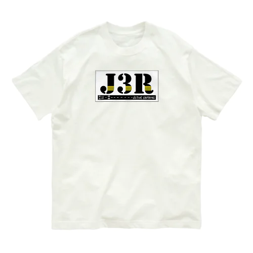 【Threefall Japan Aviation 】J3Rロゴ（TFJAバージョン:3ch手書き） オーガニックコットンTシャツ