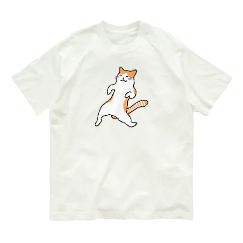 のんびりねこ Organic Cotton T-Shirt