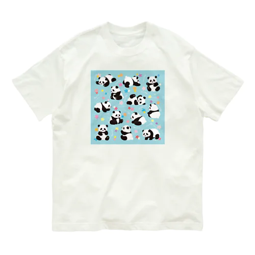 いろいろパンダくん Organic Cotton T-Shirt