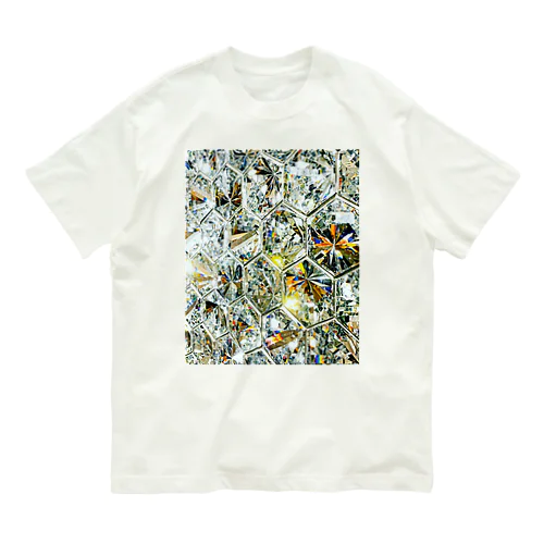 ダイヤモンド キラキラ 宝石 Organic Cotton T-Shirt