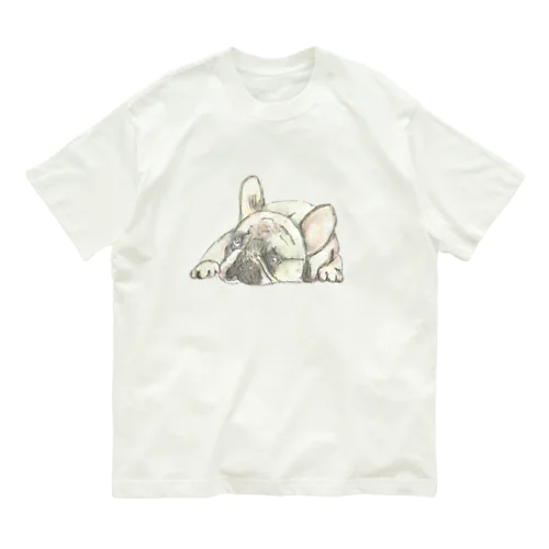 眠たいよー オーガニックコットンTシャツ