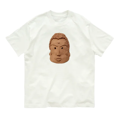 大仏ヘッド オーガニックコットンTシャツ