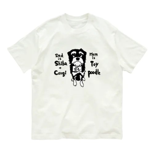 看板犬らも オーガニックコットンTシャツ