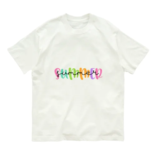 Season Of Summer  夏 の 季節 オーガニックコットンTシャツ