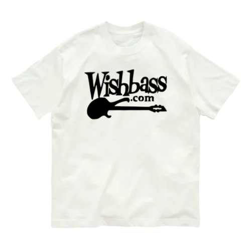 Wishbass Tee (Black Logo) オーガニックコットンTシャツ