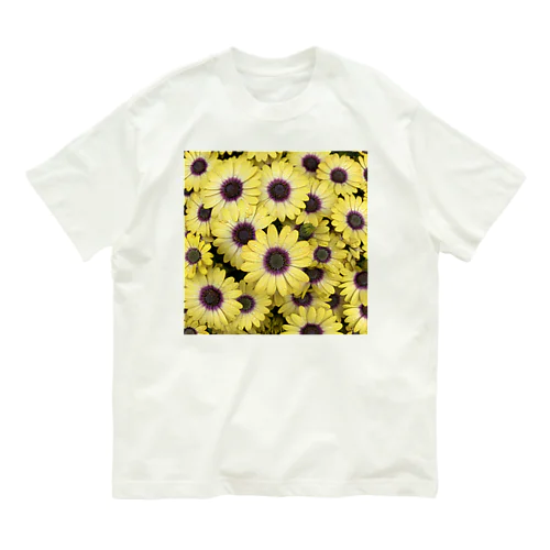 Yellow Flowers 1 オーガニックコットンTシャツ