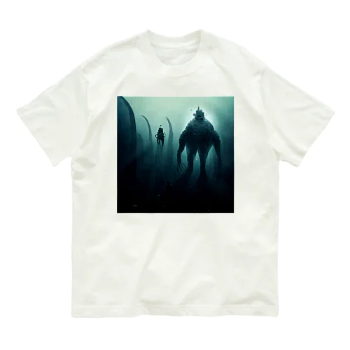 深海の巨大生物 Organic Cotton T-Shirt