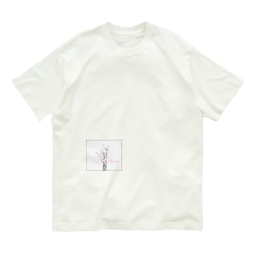 Flower「ALC」 オーガニックコットンTシャツ