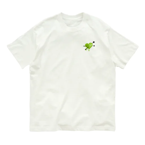 II HEART SST【GREEN】 Organic Cotton T-Shirt