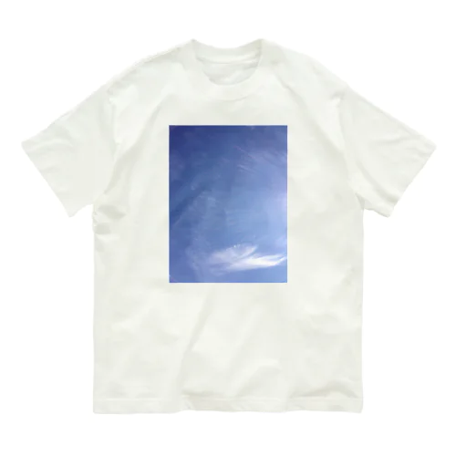 Jumping Whale【空のことば】 オーガニックコットンTシャツ