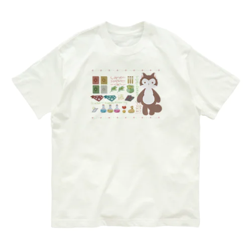 たぬき（やまきん） Organic Cotton T-Shirt
