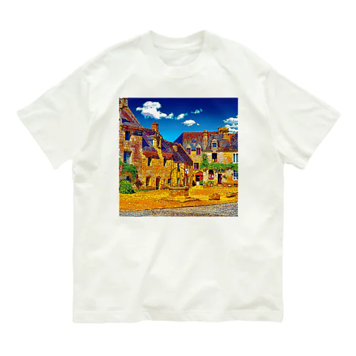 フランス ロクロナンの街角 Organic Cotton T-Shirt