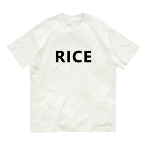 ライス Organic Cotton T-Shirt
