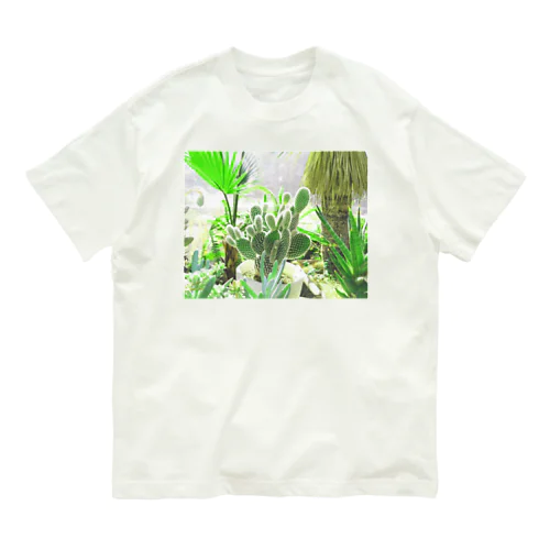 サボテン Organic Cotton T-Shirt
