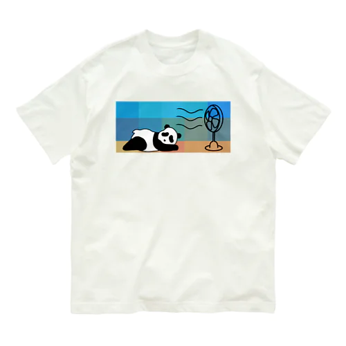 秋が恋しいパンダ Organic Cotton T-Shirt