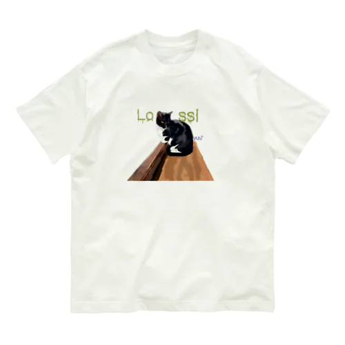 家の猫 ロッシ オーガニックコットンTシャツ