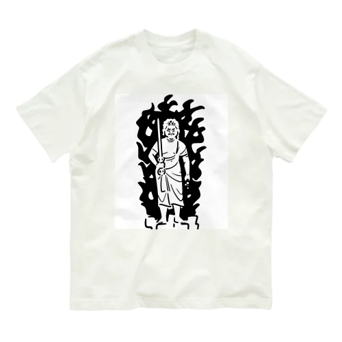 不動明王（ふどうみょうおう、梵: अचलनाथ acalanātha） Organic Cotton T-Shirt