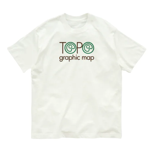 TOPOGRAPHIC MAP オーガニックコットンTシャツ