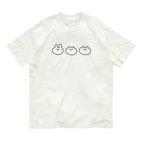 うさんくさアニマルズ オーガニックコットンTシャツ