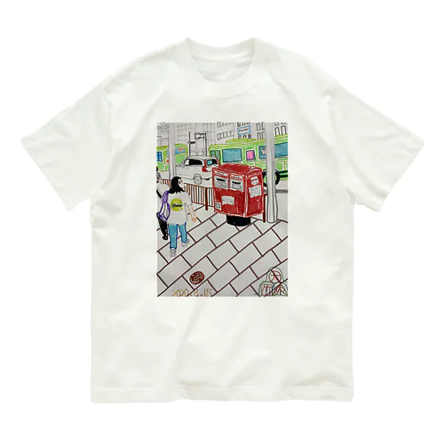 赤ポスト📮四条河原町 Organic Cotton T-Shirt