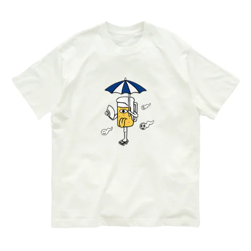 唐傘ビールお化け Organic Cotton T-Shirt