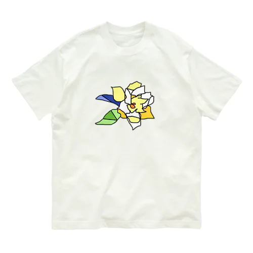 6/30 誕生花「クチナシ」 Organic Cotton T-Shirt