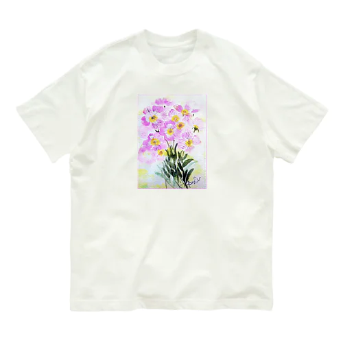 昼咲き月見草BF0902 オーガニックコットンTシャツ