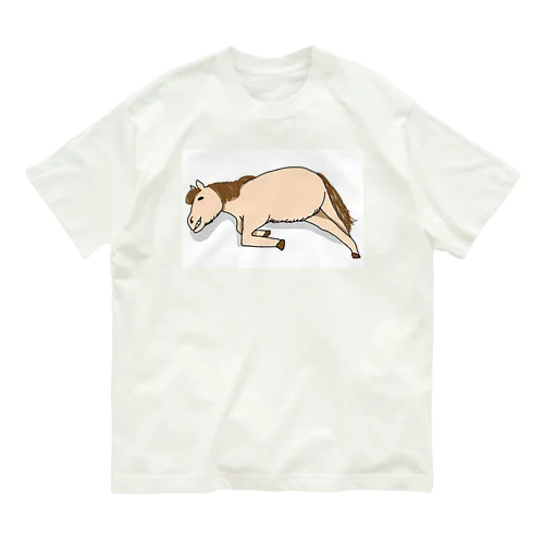 しゃくれ馬 Organic Cotton T-Shirt