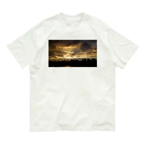 夕暮れの東京 - Sunset City - オーガニックコットンTシャツ