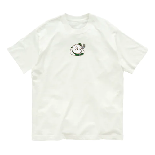 エプロンひつじ オーガニックコットンTシャツ