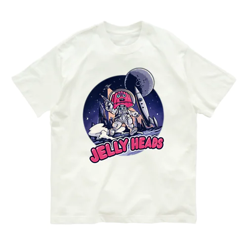 JELLY HEADS ASTRONAUT オーガニックコットンTシャツ