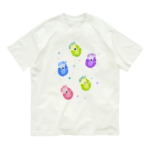 オウムガイいっぱい Organic Cotton T-Shirt