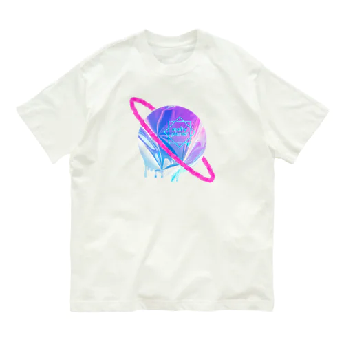 Melty Saturn オーガニックコットンTシャツ