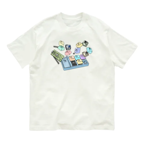 自作キーボードのエンドゲームを目指して(カラー) Organic Cotton T-Shirt