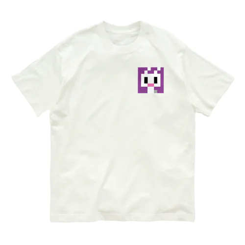 usachan?(rabbit✖️purple) オーガニックコットンTシャツ