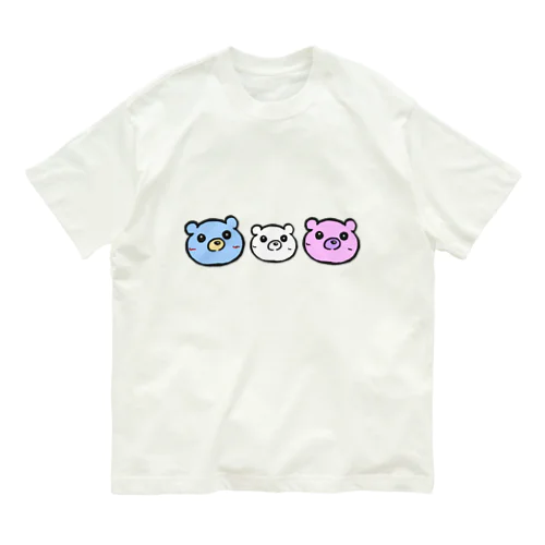 あにまるぷにーず「ぷにぐま」 Organic Cotton T-Shirt