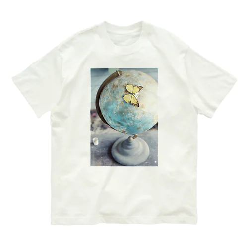廃校の地球儀 オーガニックコットンTシャツ