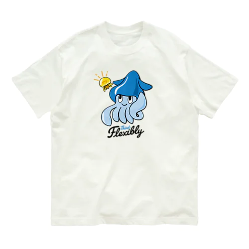 柔軟に考えるイカ Organic Cotton T-Shirt